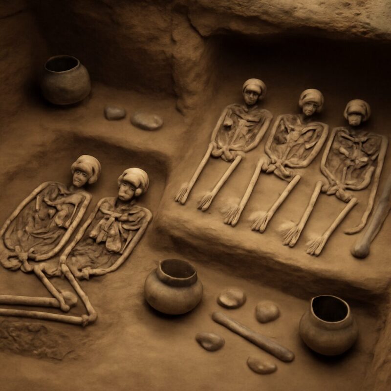 Cahokia Mound burials