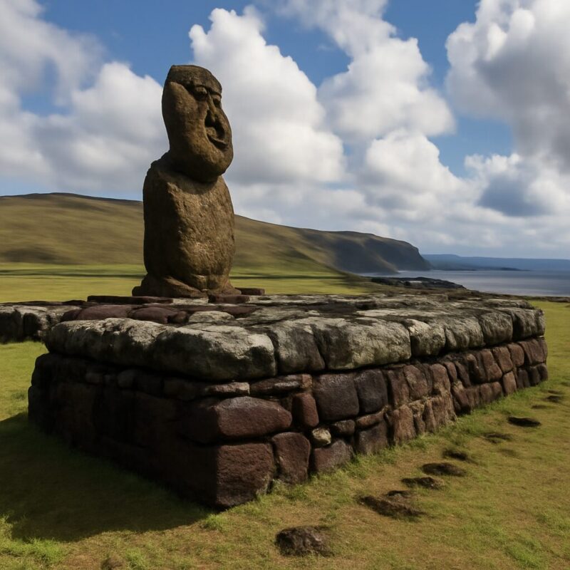Rapa Nui burial platforms